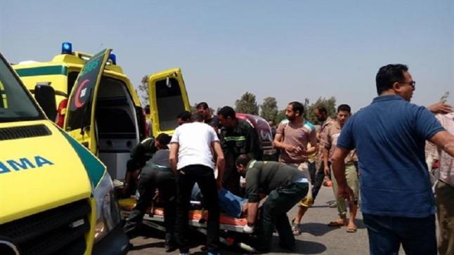 وفاة طفلة واصابات اخرين بسبب حادث بكفر الشيخ